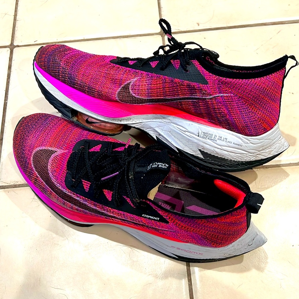 Nike Air Zoom Alphafly Next% Flyknit Hyper Violet Size 15 CI9925-501 Rare Color